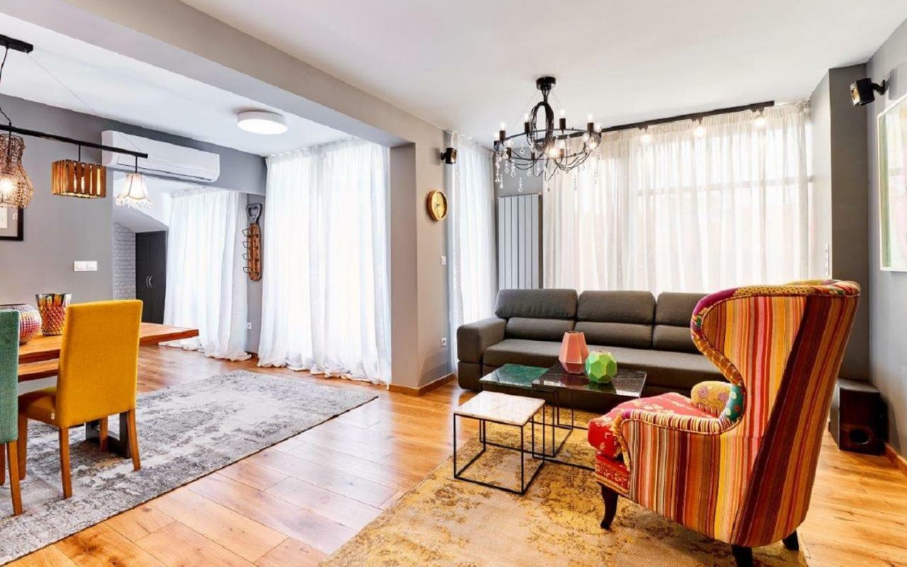 Stylish And High-End Designer Apartments In City Center 索菲亞 外观 照片